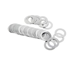 Washers,Flat Washer, Lock washers 10pcs Thin Washers for Hoses, Thickness 1mm Stainless Washer Assortment, M12 to M20 High Precision Adjusting Gasket(M13x19) in Kuwait