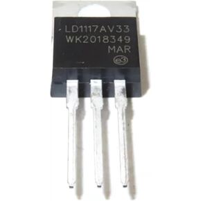 LD1117AV33 3.3V الترانزستور TO-220 LD1117 منظم التسرب المنخفض 4 قطعة in Kuwait
