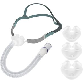 Replacement for Nasal Pillow Mask, Replacement and Updated Frame System for Airfit P10, Includes 3 Size Pillows， Small, Medium, Large Silicone Pillow Cushions in Saudi Arabia