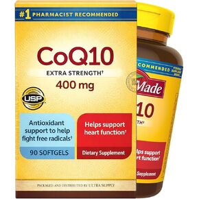 Nature_Mades CoQ10 400 مجم، (90 قطعة - عبوة قيمة) كبسولات هلامية | قوة إضافية، دعم مضاد للأكسدة، استقلاب الطاقة in Kuwait
