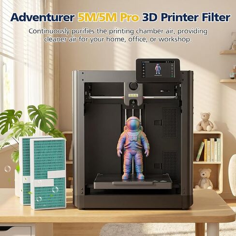 6 Pack Air Filter Compatible with Flashforge Adventurer 5M Pro and Adventurer 5M 3D Printer, HEPA + Activated Carbon Filter for Flashforge AD5M Series in Kuwait