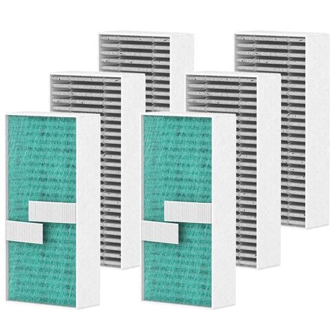 6 Pack Air Filter Compatible with Flashforge Adventurer 5M Pro and Adventurer 5M 3D Printer, HEPA + Activated Carbon Filter for Flashforge AD5M Series in Kuwait
