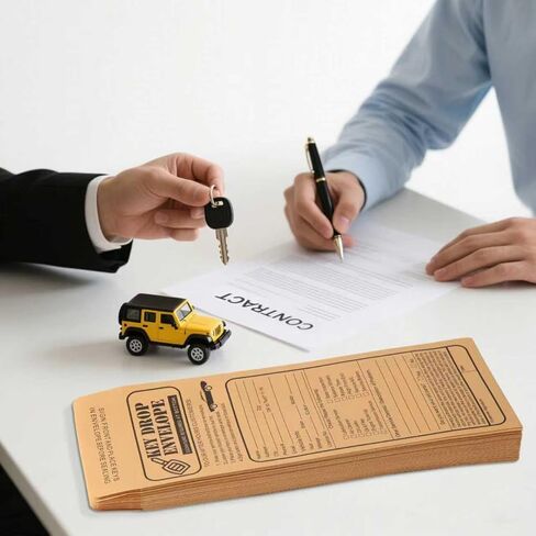 100 Pack Heavyweight Key Transfer Envelopes – Secure Adhesive Mailers for Auto Services (4.125"x9.5") in Kuwait