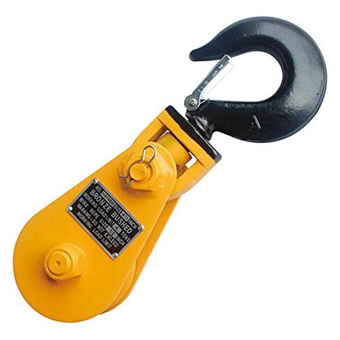 8T 6" Snatch Block with Chain Tow Truck Rollback Wrecker Carrier 8 Ton / 17600 LBS in Saudi Arabia