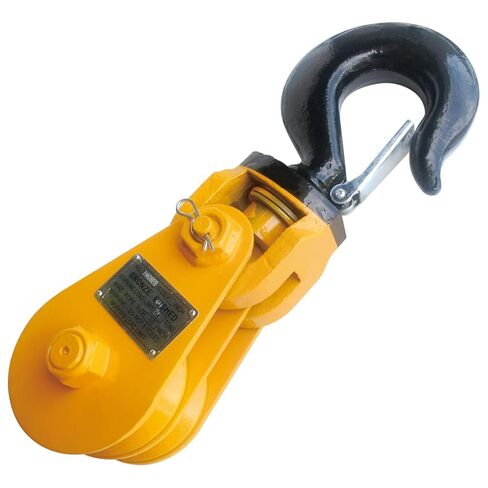 8T 6" Snatch Block with Chain Tow Truck Rollback Wrecker Carrier 8 Ton / 17600 LBS in Saudi Arabia