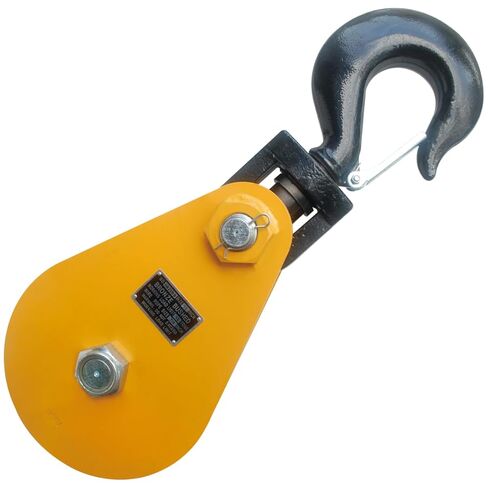 8T 6" Snatch Block with Chain Tow Truck Rollback Wrecker Carrier 8 Ton / 17600 LBS in Saudi Arabia