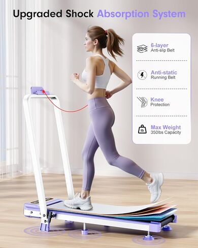 2025 ترقية وسادة المشي مع شريط مائل ومقبض بنسبة 8%، جهاز مشي محمول بقوة 3.5 حصان للمنزل الصغير، وسادة مشي مدمجة تحت المكتب بسعة 300 رطل، ممتص للصدمات، 0.6-6 ميل في الساعة، جهاز تحكم عن بعد، تطبيق ذكي in Kuwait