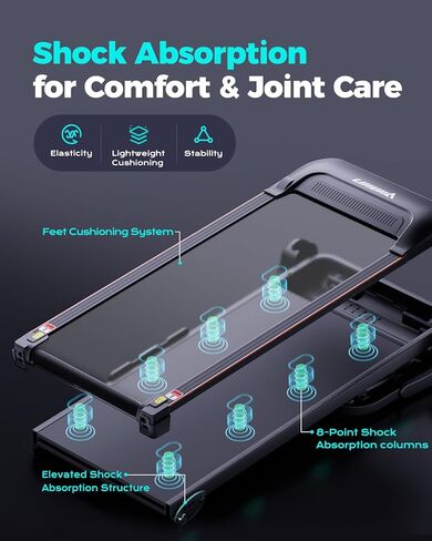 Treadmill for Home, 3.0HP Folding Treadmill with Incline, 300 lbs Capacity, Bluetooth & Heart Rate Sensor, Space-Saving Design in Saudi Arabia
