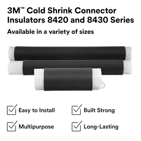3M Cold Shrink Insulator 8423-6, 6-4 AWG (14-16 mm²), RoHS 2011/65/EU Compliant Without Exemption in Saudi Arabia