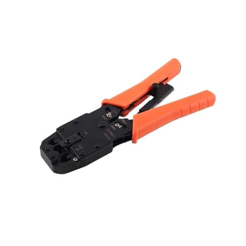 Ratchet-Style Crimping Pliers, 8P+6P+4P Three-in-One Tool for Network Telephone Cable RJ45/RJ11 Wire Stripper in Saudi Arabia