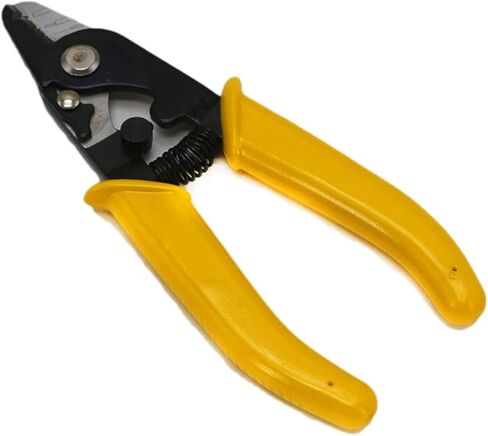 3 Ports Optic Fiber Miller Stripper Cable Cut FTTH Tool Kit Pliers Yellow in Saudi Arabia