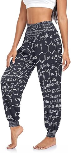 Aflyko Women Boho Trousers Comfy Sweatpants Yoga Urban Dance Pants in Saudi Arabia
