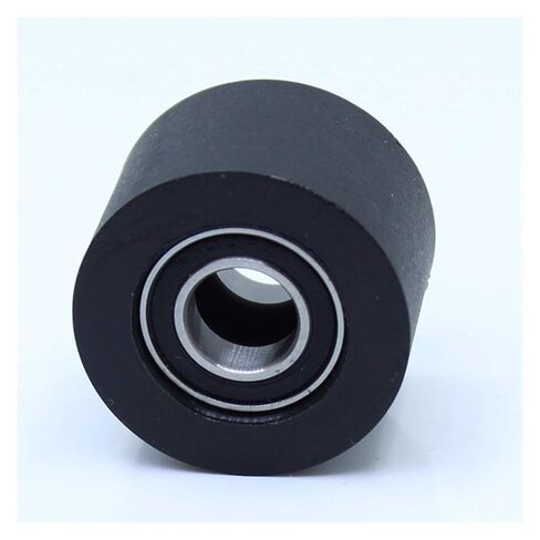 منتجات نقل الطاقة PU 6800 Bearing 10x35x30mm Shaft 10mm PU بكرة بكرة مع اثنين من المحامل بولي يوريثين منخفض الضوضاء لآلة الرسم محامل الكرات (10 قطع) in Saudi Arabia