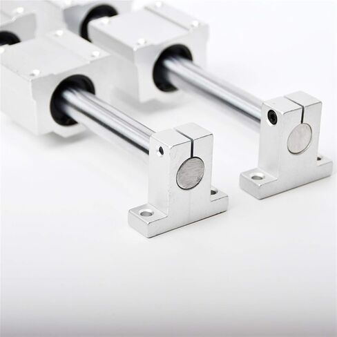 Professional Linear Rail Slide Support for Optical Guide Rail Shaft with Guide Support Bearing Slip Motor for DIY CNC Routers Mills Lathes in Saudi Arabia