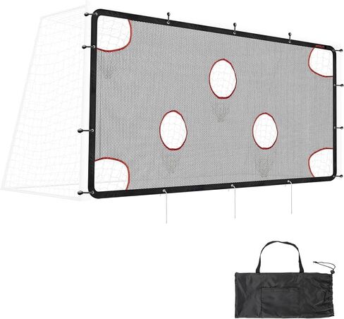 AKOZLIN Soccer Goal Target Net Soccer Shooting Training Aid with 7 Scoring Target Zones Soccer Field Nets Football Practice Training Equipment Accessory (Net Only) in Saudi Arabia