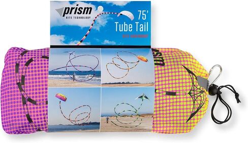 Prism Kite Technology Flying Tube Tare Kite Assory في Colorway Plasma مع مرفق مقطع للطائرات الورقية المفردة والخط ، 20 قدمًا in Kuwait
