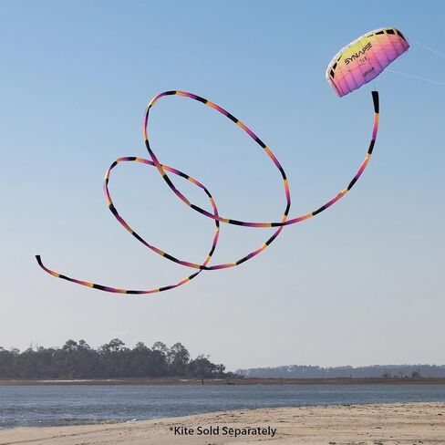 Prism Kite Technology Flying Tube Tare Kite Assory في Colorway Plasma مع مرفق مقطع للطائرات الورقية المفردة والخط ، 20 قدمًا in Kuwait
