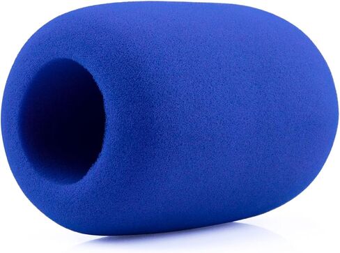 LEFXMOPHY AT2020 Pop Filter, Windscreen for Audio-Technica AT-2020 AT-2035 AT-2040 AT-2050 ATR2500 ATR2500X AT-4040 Microphones Foam Mic Cover Wind Screen Blue in Saudi Arabia