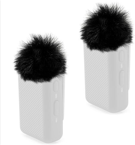 Windscreen for DJI Mic 1 Transmitter(1st Gen), Microphone Furry Cover/Wind Muff/WindSock/DeadCat for Noise Canceling, with Pop Filter Foam Embeded (Not for DJI Mic-2) in Saudi Arabia