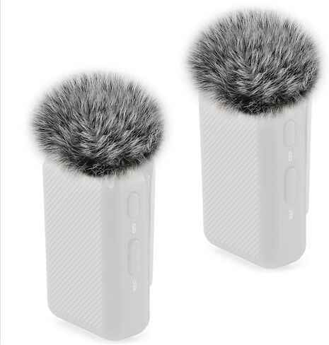 Windscreen for DJI Mic 1 Transmitter(1st Gen), Microphone Furry Cover/Wind Muff/WindSock/DeadCat for Noise Canceling, with Pop Filter Foam Embeded (Not for DJI Mic-2) in Saudi Arabia