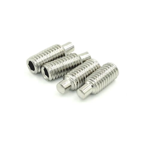 M3 مجموعة براغي سداسية مع نقطة الكلب، M3 مسامير Grub نقطة الكلب، الفولاذ المقاوم للصدأ، 100 قطعة (M3 × 12 مم) in Kuwait