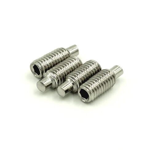 M3 مجموعة براغي سداسية مع نقطة الكلب، M3 مسامير Grub نقطة الكلب، الفولاذ المقاوم للصدأ، 100 قطعة (M3 × 12 مم) in Kuwait