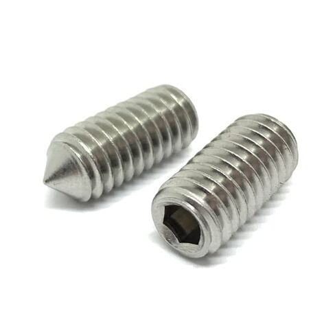 (12 Pieces) #10-32x3/16 Stainless Steel Coarse Thread Cone Point Allen Socket Set Screw in Saudi Arabia