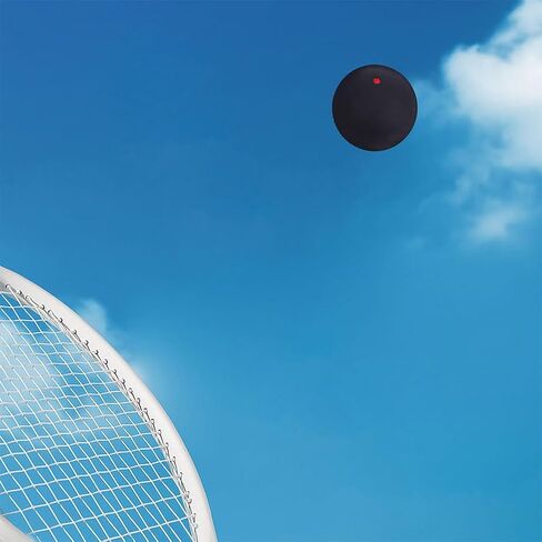 Kisangel 3Pcs Single Dot Training Balls Rubber Racquetballs High Bounce Practice Balls for Indoor Outdoor Squash Training in Saudi Arabia