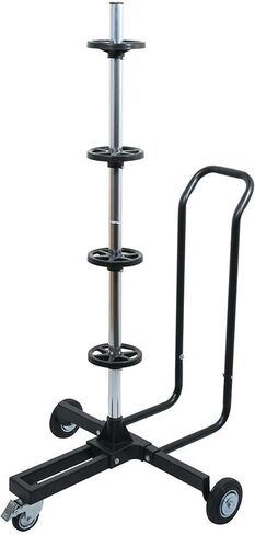 GarageMate Heininger Heavy Duty Tire Storage Dolly, Fits 13-18 Inch Rims, Up to 10.5 Inch Wide, 220 Pound Capacity, Protects Tires, Easy Maneuvering, Quick Assembly, Garage Organizer in Saudi Arabia