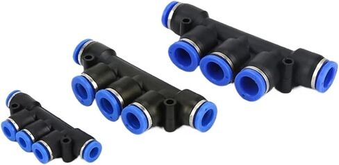 PK Pneumatic Fittings 4mm 6mm 8mm 10mm 12mm Quick Connector For Air Hoses Tube Pipe 1Pcs(6mm) in Saudi Arabia