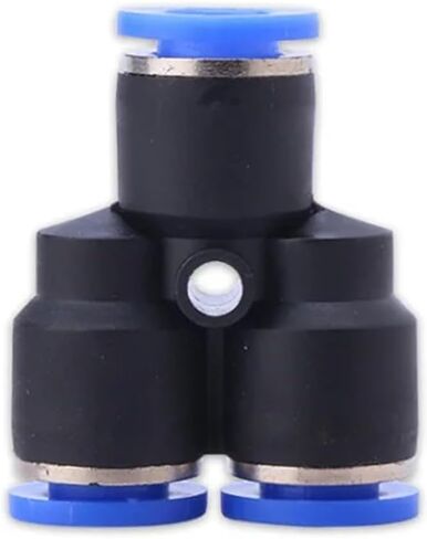PY 4 6 8 10 12 14mm OD Hose 3 Way Port Y Shape Pneumatic Quick Connectors Coupling Brass Fitting 5Pcs(PY6 OD 6MM) in Saudi Arabia