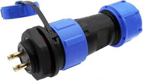 SP1710 Connector SP1712 IP68 2Pin Connectors SP17 Back Nut 3pin 4pin 5pin 7pin 9pin 1Pcs(7P) in Saudi Arabia