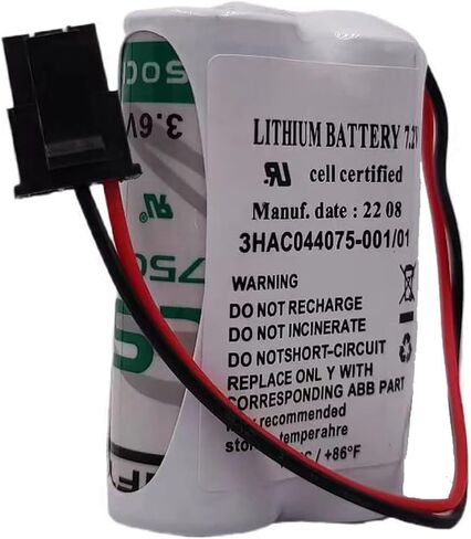 بطارية 3HAC044075-001/01 TA521 7.2V 3600mAh لـ ABB Robot CPU SMB ABB3HAC16831-1 بطارية ليثيوم in Kuwait