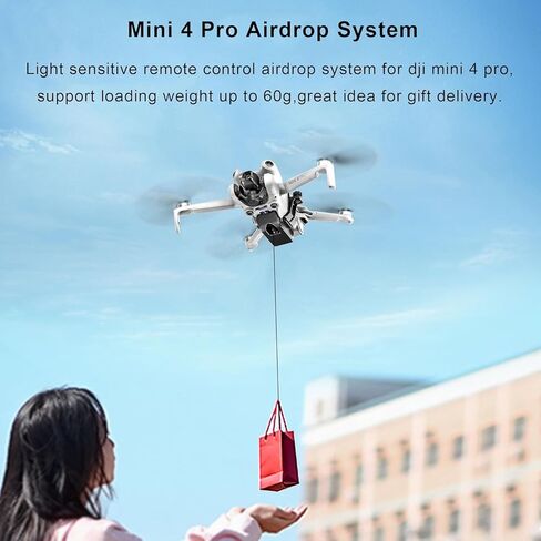 نظام Mini 4 Pro Airdrop، جهاز نقل سريع لتوصيل الحمولة الصافية، طائرة الزفاف بدون طيار لصيد الأسماك، البحث والإنقاذ لملحقات الطائرة بدون طيار DJI Mini 4 Pro in Kuwait