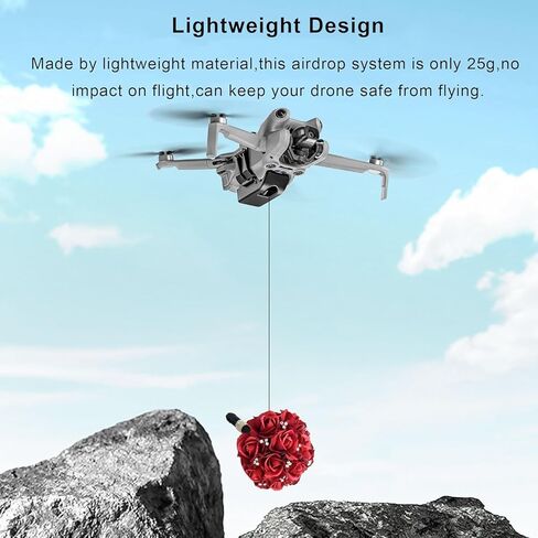 نظام Mini 4 Pro Airdrop، جهاز نقل سريع لتوصيل الحمولة الصافية، طائرة الزفاف بدون طيار لصيد الأسماك، البحث والإنقاذ لملحقات الطائرة بدون طيار DJI Mini 4 Pro in Kuwait