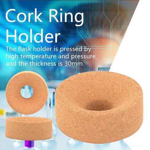 Lab Flask Support Cork Stand 80/100/110/120/140/160mm Multiple Laboratory Synthetic Cork Ring Holder for Round Bottom Flask(80mm) in Saudi Arabia