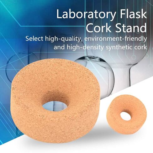 Lab Flask Support Cork Stand 80/100/110/120/140/160mm Multiple Laboratory Synthetic Cork Ring Holder for Round Bottom Flask(80mm) in Saudi Arabia