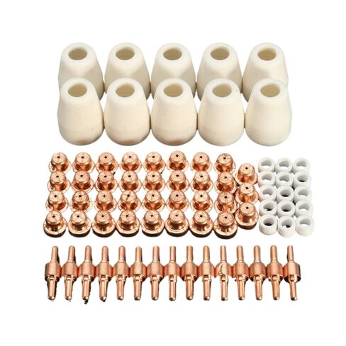 75PS Plasma Cutter Accessories for Cutting Machine Torch Consumables Kit Welding Nozzle Suitable for CUT40 CUT50 Nozzle in Saudi Arabia