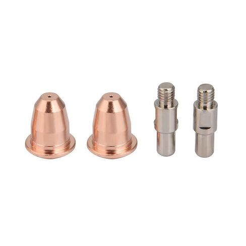 10Pcs PR0110 Electrode + 10pcs PD0116-08 Nozzles for Carbon Steel Cutting Welding Accessories for S25 S45 Plasma Cutter Torch Nozzle in Saudi Arabia