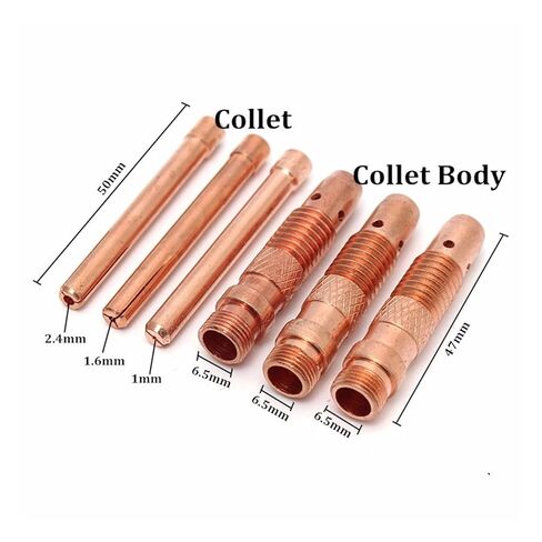 17Pcs Welders Welding Torch Tig Cup Collet Body Nozzle Kit Tungsten Electrode for Wp-17/18/26 Nozzle in Saudi Arabia