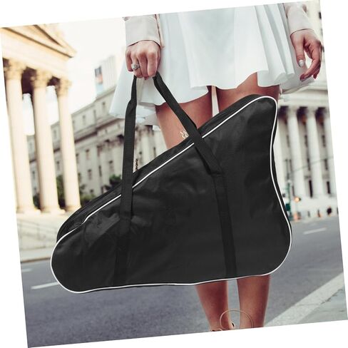 Padded Lyre Harp Carrying Bag Thick Oxford Cloth Storage Pouch for 15-String Harp Convenient Instrument Case Extra Padding for Musicians in Saudi Arabia