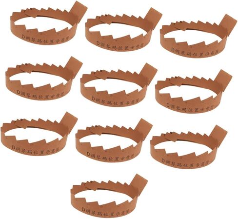 10 قطع من Toddmomy أداة تركيب رمز Zheng Code Paper Guzheng من أجل وضع دقيق ومتانة in Saudi Arabia
