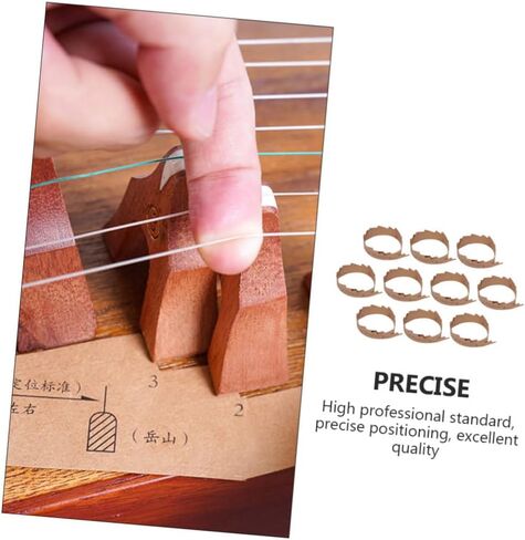 10 قطع من Toddmomy أداة تركيب رمز Zheng Code Paper Guzheng من أجل وضع دقيق ومتانة in Saudi Arabia