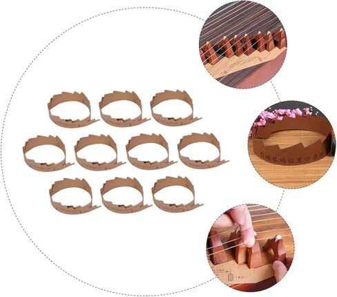 10 قطع من Toddmomy أداة تركيب رمز Zheng Code Paper Guzheng من أجل وضع دقيق ومتانة in Saudi Arabia