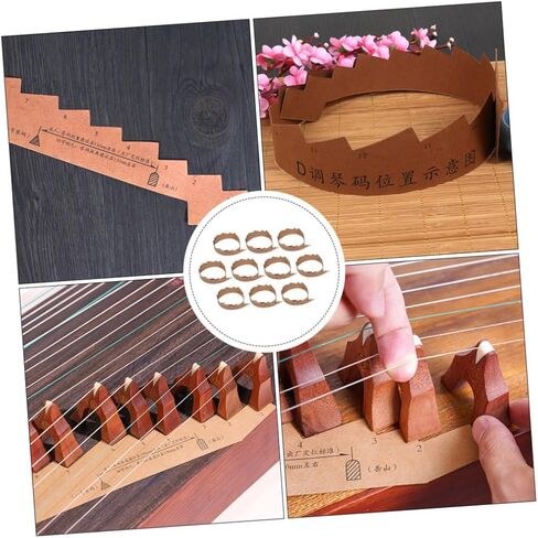 10 قطع من Toddmomy أداة تركيب رمز Zheng Code Paper Guzheng من أجل وضع دقيق ومتانة in Saudi Arabia