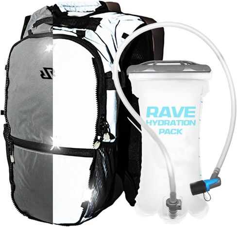 حقيبة ظهر للترطيب مضادة للسرقة من RaveRunner® | مجموعة Rave Hydration Pack، حقيبة مياه المهرجانات، Hydropack Rave، Rave Camelbak in Kuwait