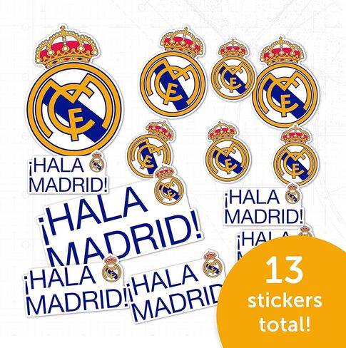 Desert Cactus Real Madrid FC Sticker Decal Vinyl Los Blancos Madridistas Soccer Laptop Water Bottle Car Scrapbook (Type 1-2) in Saudi Arabia