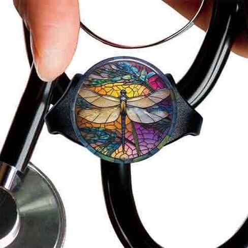 Dragonfly StethoscopeTag Personalized,Nurse Doctor StethoscopeID Tag Customized, Medical StethoscopeName Tag,Ideal for Anyone That uses a Stethoscope, Nursing Students,etc. in Saudi Arabia