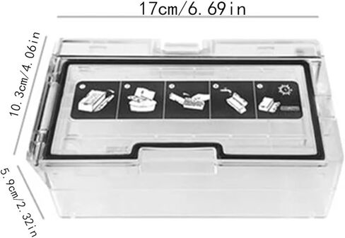 قطعة غيار المكنسة الكهربائية صندوق الغبار. متوافق مع Roborock S8 Pro Ultra، S8+، G20، S8 in Kuwait