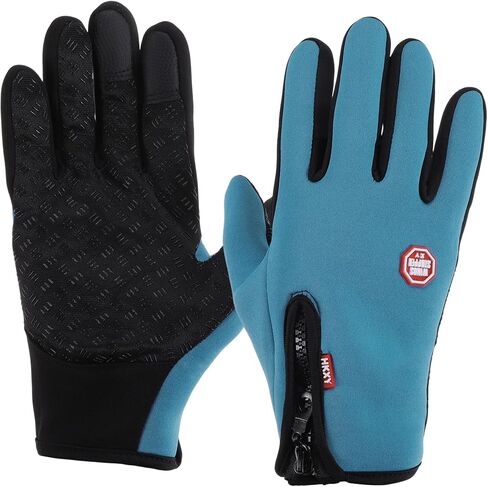 Winter Cycling Gloves Windproof Touchscreen Thermal Gloves Windproof Warm Bicycle Gloves 1 Pair in Saudi Arabia